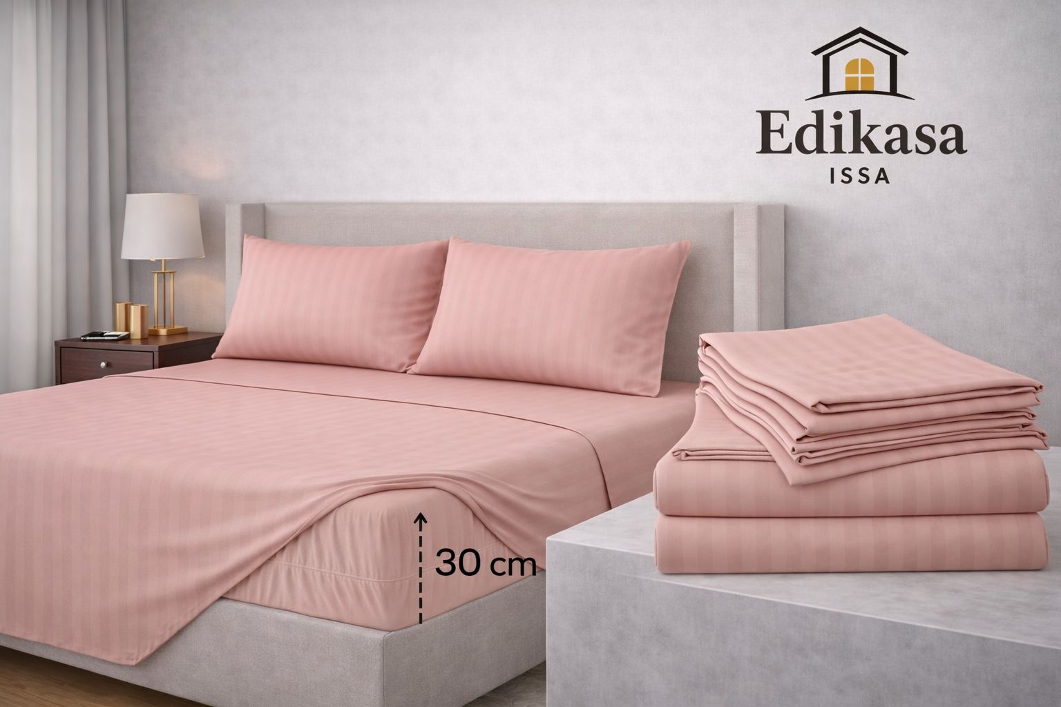 Sábanas Deluxe Rosada