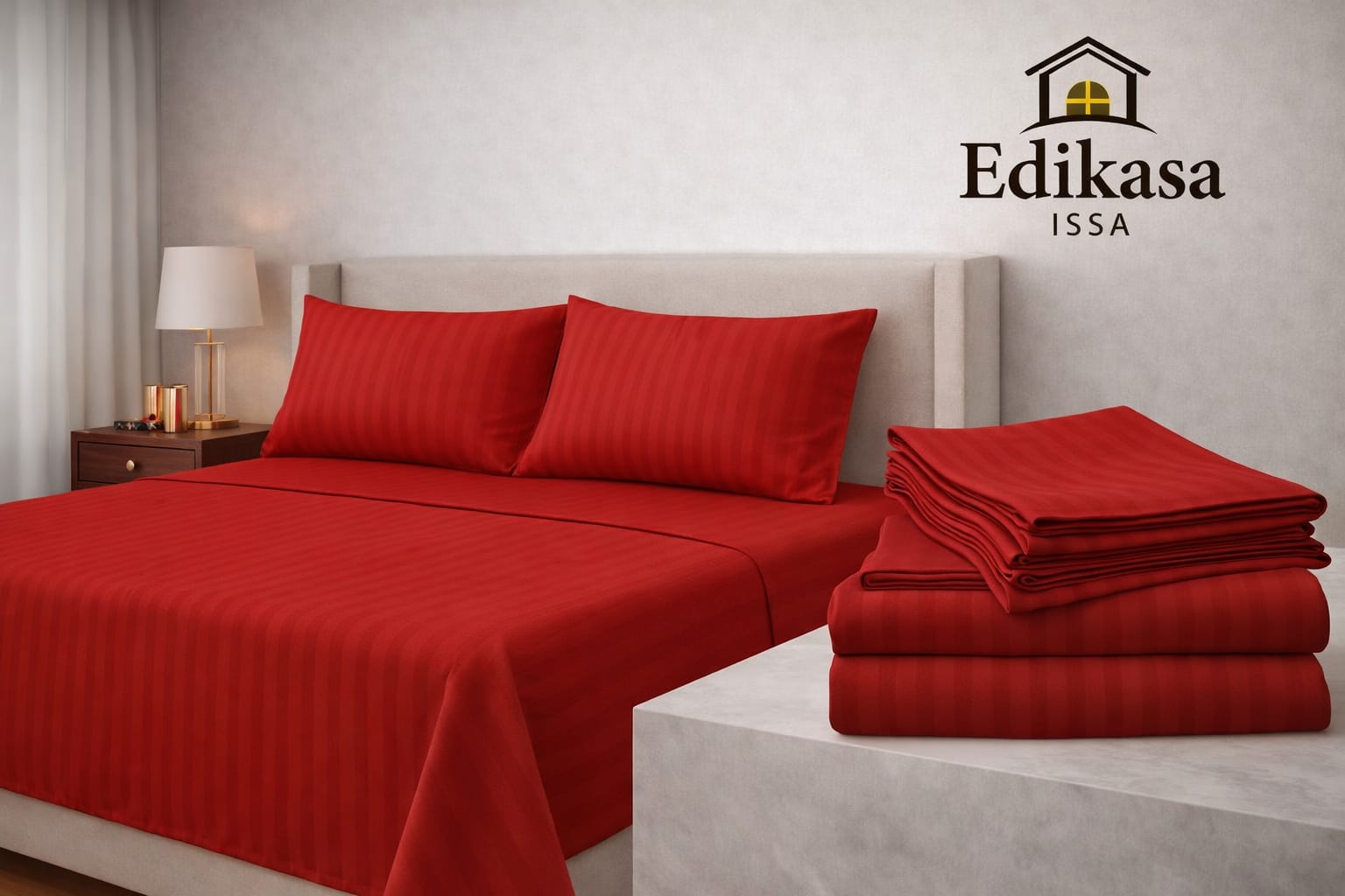 Sábanas unicolor Rojo