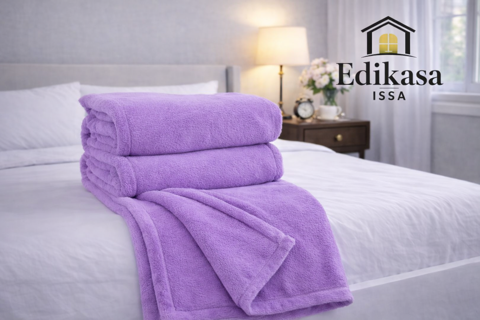 Cobijas unicolor Morada